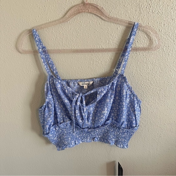 Smocked Crop Top - Picture 2 of 7